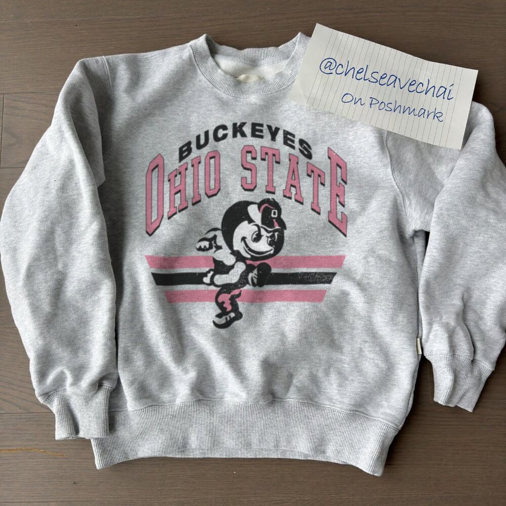 Vintage Ohio State Buckeyes Football Sweatshirt, Ohio State University Shirt Tee